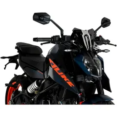 Sports screen new gen PUIG smoke grey for: KTM Duke 7743010