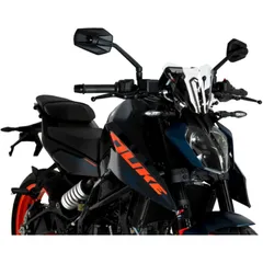Sports screen new gen PUIG transparent for: KTM Duke