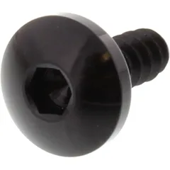 Self-tapping screw 6 mm x 16 mm black aluminum