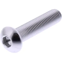 DOME HEAD BOLT Aluminum M10 x 1.25MM 45MM silver