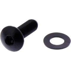 DOME HEAD BOLT JMP BOLT M4X0.5MM 12MM ALUMINIUM BLACK