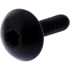 DOME HEAD BOLT JMP BOLT M4X0.7MM 15MM ALUMINIUM BLACK for motorcycles
