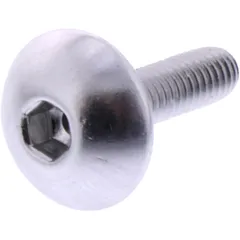 DOME HEAD BOLT JMP BOLT M4X0.7MM 15MM ALUMINIUM SILVER