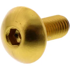 DOME HEAD BOLT JMP BOLT M5X0.8MM 12MM ALUMINIUM GOLD