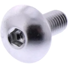 DOME HEAD BOLT JMP BOLT M5X0.8MM 12MM ALUMINIUM SILVER