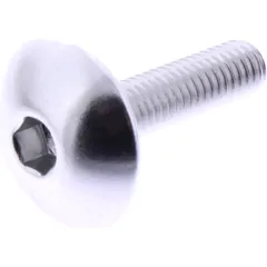 DOME HEAD BOLT JMP BOLT M5X0.8MM 20MM ALUMINIUM SILVER