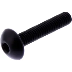 DOME HEAD BOLT JMP for Motorcycles M5X0.8MM 25MM ALUMINIUM BLACK