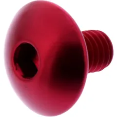 DOME HEAD BOLT JMP BOLT M6X1.00MM 10MM ALUMINIUM RED for motorcycles