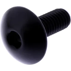 Linsenschraube JMP M6X1.00 mm 16 mm Alu schwarz