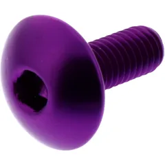 DOME HEAD BOLT JMP BOLT M6X1.00MM 16MM ALUMINIUM PURPLE