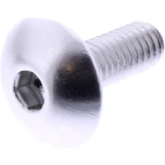 DOME HEAD BOLT JMP BOLT M6X1.00MM 16MM ALUMINIUM SILVER