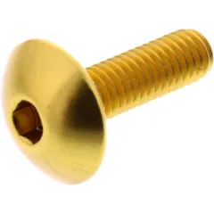 Dome Head Bolt for JMP M6X1.00MM 20MM Aluminium Gold