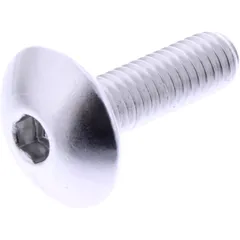 DOME HEAD BOLT JMP BOLT M6X1.00MM 20MM ALUMINIUM SILVER