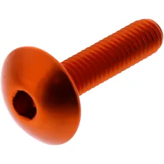 DOME HEAD BOLT JMP M6X1.00MM 25MM ALU ORANGE