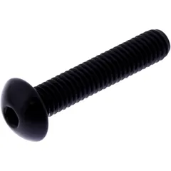 Dome Head Bolt M6X1.00MM 30MM Aluminum Black