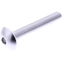 DOME HEAD BOLT JMP BOLT M6X1.00MM 40MM ALUMINUM SILVER