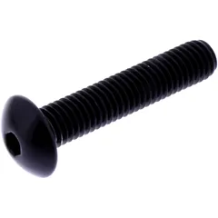 Linsenschraube M8X1.25MM 25MM Alu orange