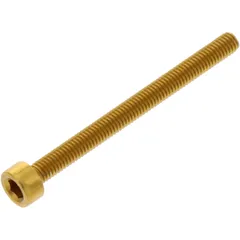 HEX SOCKET CAP SCREW JMP BOLT M3X0.5MM 35MM ALUMINIUM GOLD
