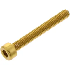 HEX SOCKET CAP SCREW JMP for Motorcycles M4x0.7MM 30MM ALUMINIUM GOLD