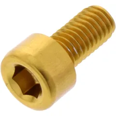 HEX SOCKET CAP SCREW JMP BOLT M5x0.8MM 10MM ALUMINIUM GOLD