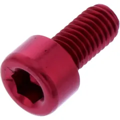 Zylinderschraube JMP Bolt M5X0.8 mm 10 mm Aluminium rot
