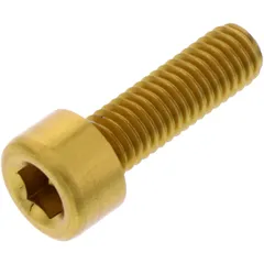 HEX SOCKET CAP SCREW JMP M5X0.8MM 16MM GOLD ALUMINUM