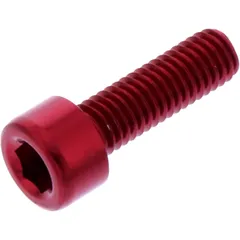 Zylinderschraube JMP M5X0.8mm 16mm Alu rot