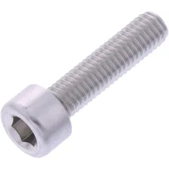Zylinderschraube M5X0.8 mm 20 mm Alu silber für Motorräder
