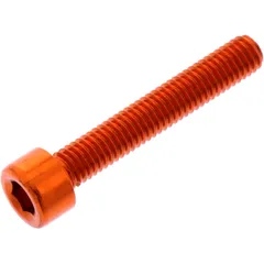 Zylinderschraube M5x0.8mm 30mm Alu in orange
