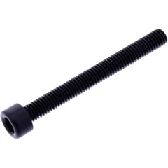 HEX SOCKET CAP SCREW M5X0.8MM 45MM BLACK ALUMINUM