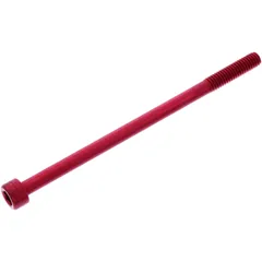 HEX SOCKET CAP SCREW JMP BOLT M6X1.00MM 100MM ALUMINUM RED