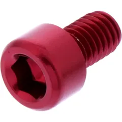 Zylinderschraube JMP M6X1.00 mm 10 mm Alu rot