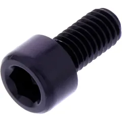 Zylinderschraube M6X1.00 mm 12 mm Alu schwarz