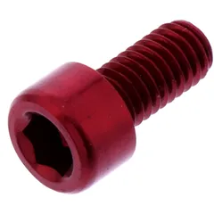 HEX SOCKET CAP SCREW JMP BOLT M6X1.00MM 12MM ALUMINIUM RED