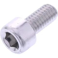 HEX SOCKET CAP SCREW for motorcycles JMP BOLT M6X1.00MM 12MM ALUMINUM SILVER