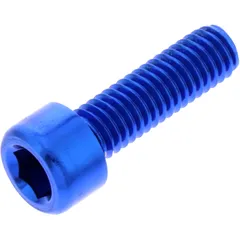 Zylinderschraube JMP Bolt M6X1.00 mm 20 mm Aluminium blau
