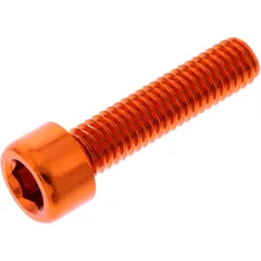Zylinderschraube JMP M6X1.00 mm 25 mm Alu orange