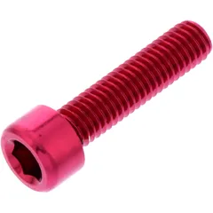 Zylinderschraube JMP M6X1.00 25 mm Aluminium rot