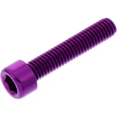 Zylinderschraube JMP Bolt M6X1.00mm 30mm Aluminium violett