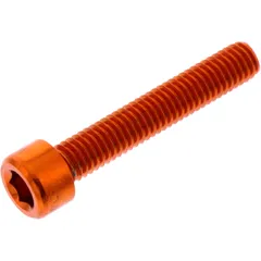 Zylinderschraube JMP Alu M6X1.00 mm 35 mm orange