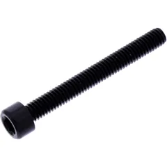Zylinderschraube M6X1.00mm 50mm Aluminium schwarz