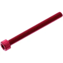 Zylinderschraube JMP Bolt M6X1,00mm 60mm Alu rot