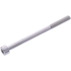 Zylinderschraube M6X1.00 mm 75 mm Aluminium silber