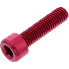 Zylinderschraube JMP M8X1.25 mm 30 mm Alu rot