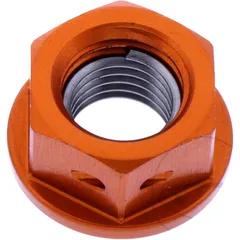 Sprocket nut JMP bolt M8X1. 25mm alu racing orange for: Honda CRF, CR, XR