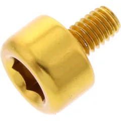 Zylinderschraube M4X0.7 mm 6.5 mm Alu gold für Motorräder