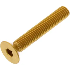Senkschraube JMP M5X0.8 mm 30 mm Aluminium gold