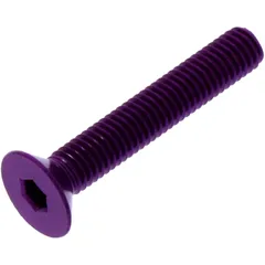 Senkschraube JMP - M5 x 0.8 mm 30 mm Alu violett