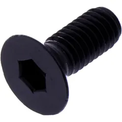 Senkschraube JMP M6X1.00 mm 15 mm Aluminium schwarz