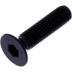 Senkschraube JMP M6X1.00 mm 25 mm Aluminium schwarz